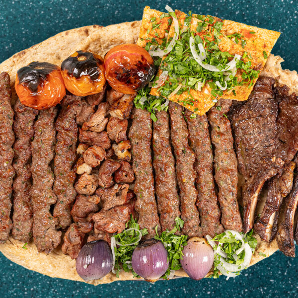 جاط مشكل كباب وتكا وريش